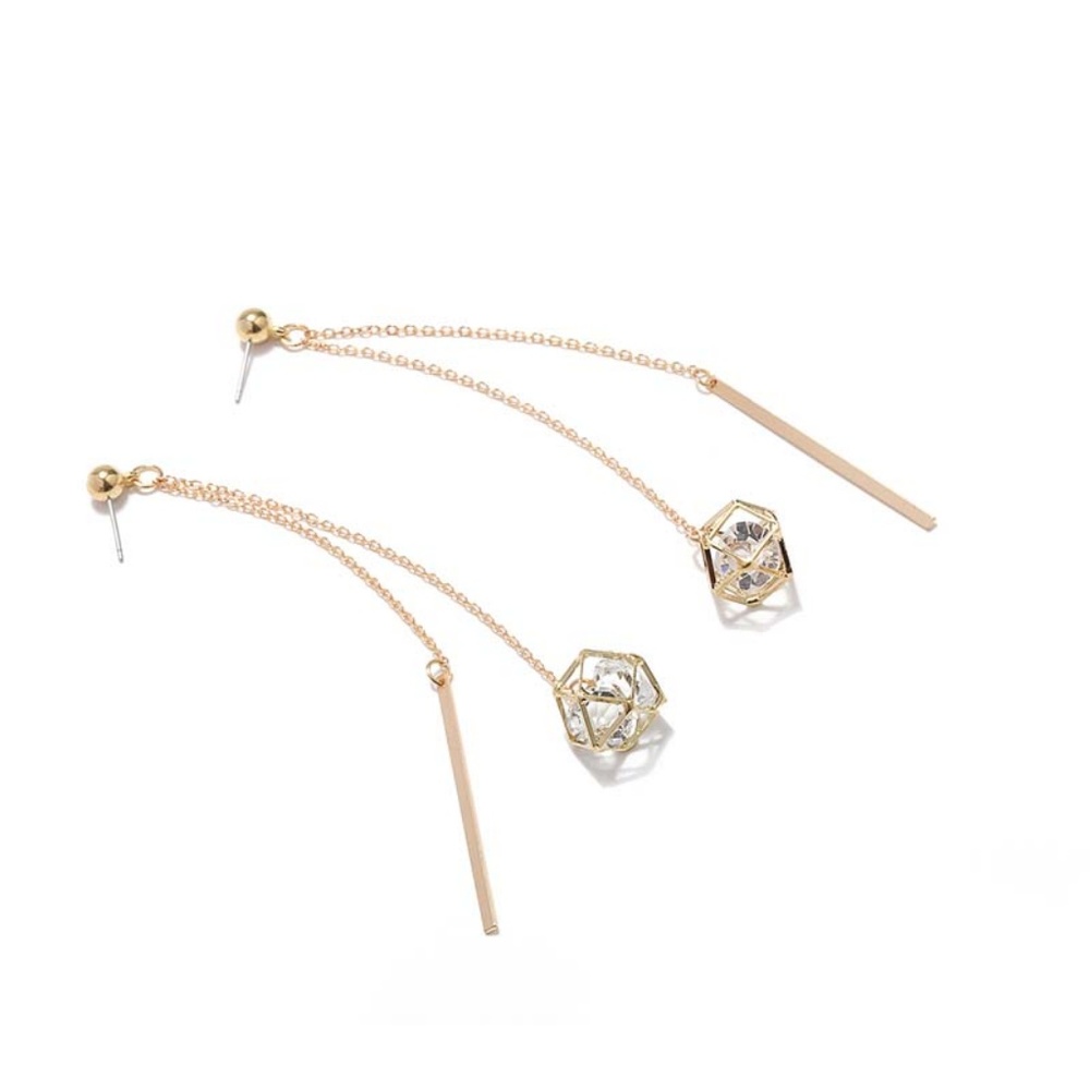 Clearance🔥Diamond and String Earrings - Picture 5 of 9